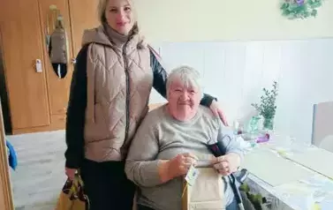 Wielkanocne odwiedziny senior&oacute;w gminy Kętrzyn 4