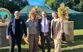 Święto Plon&oacute;w w Karolewie - delegacje z miast partnerskich 6