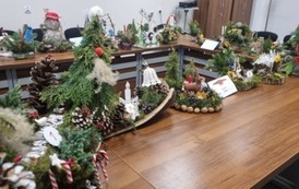 Rozstrzygnięcie VIII Gminnego Konkursu na Bożonarodzeniowy Stroik Świąteczny  7