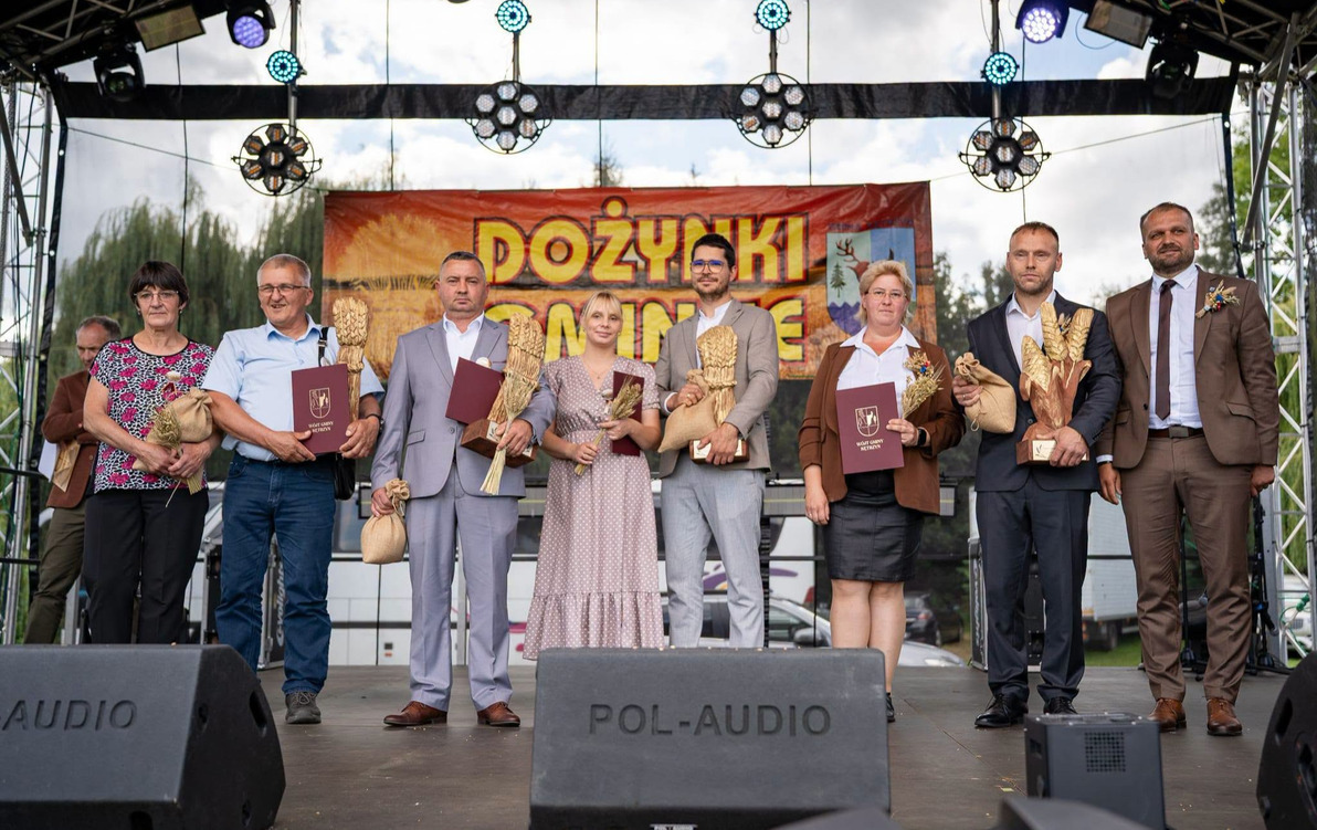Rolnicy wyróżnieni podczas Gminnego Święta Plonów 