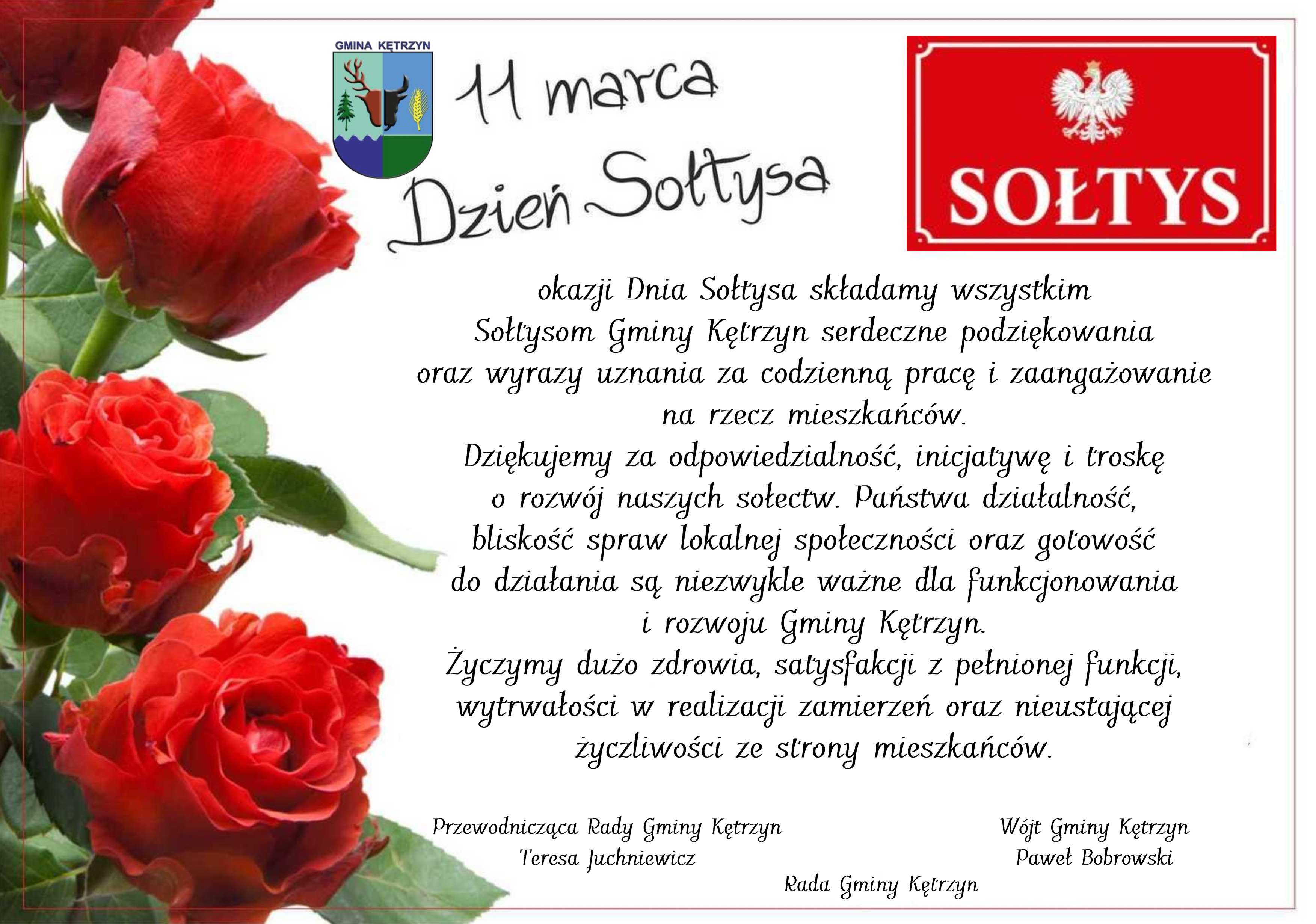 Życzenia Dzień Sołtysa