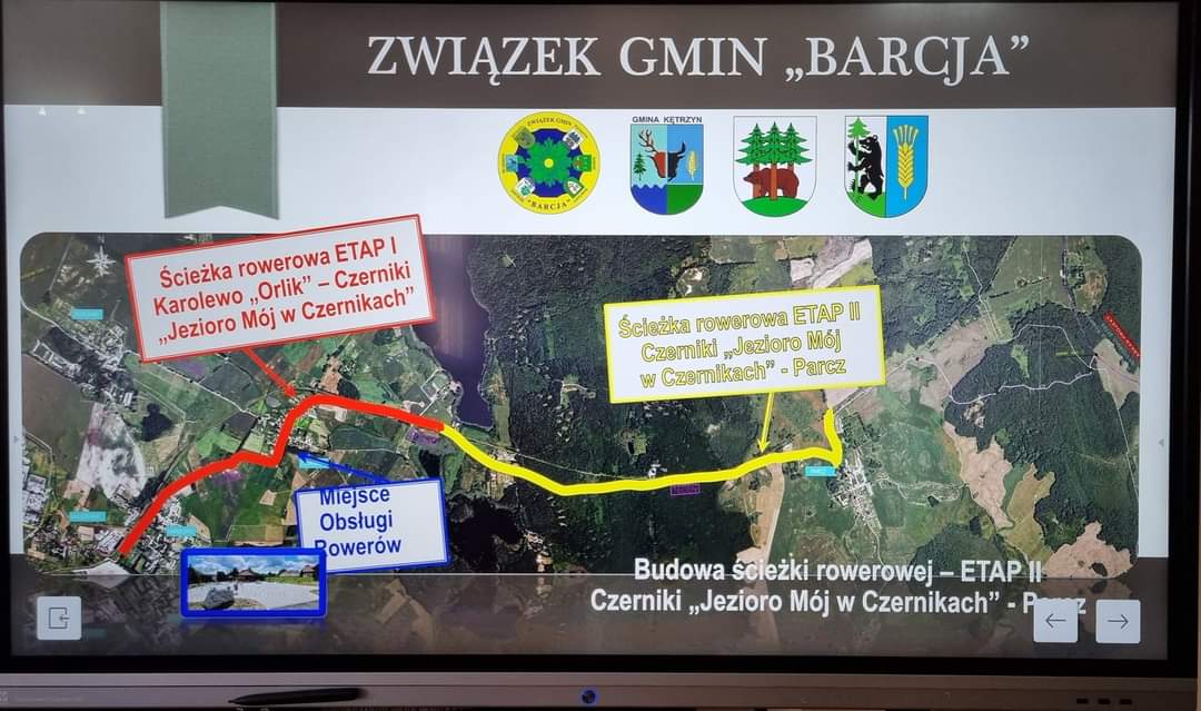 Przebieg trasy rowerowej