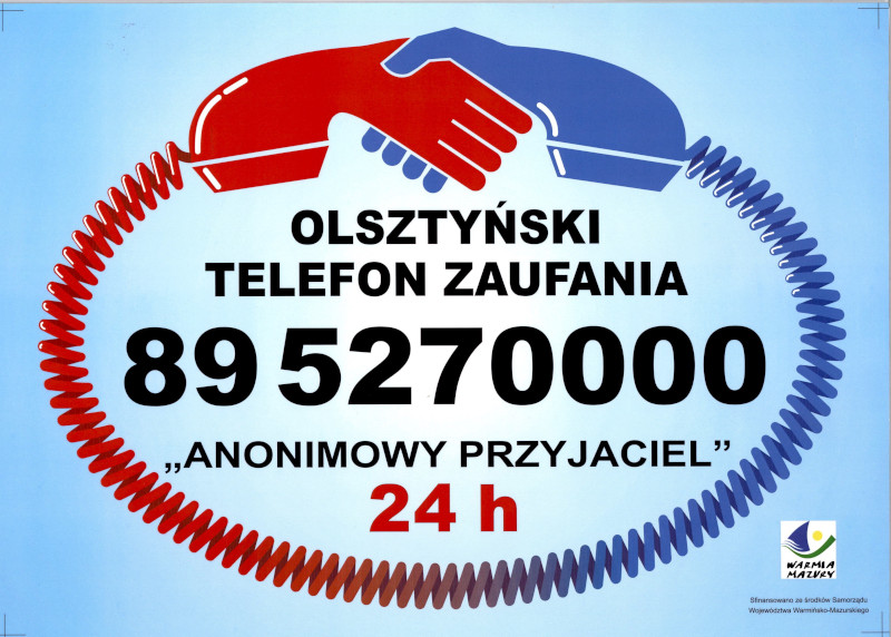 Olsztyński Telefon Zaufania: 89 5270000