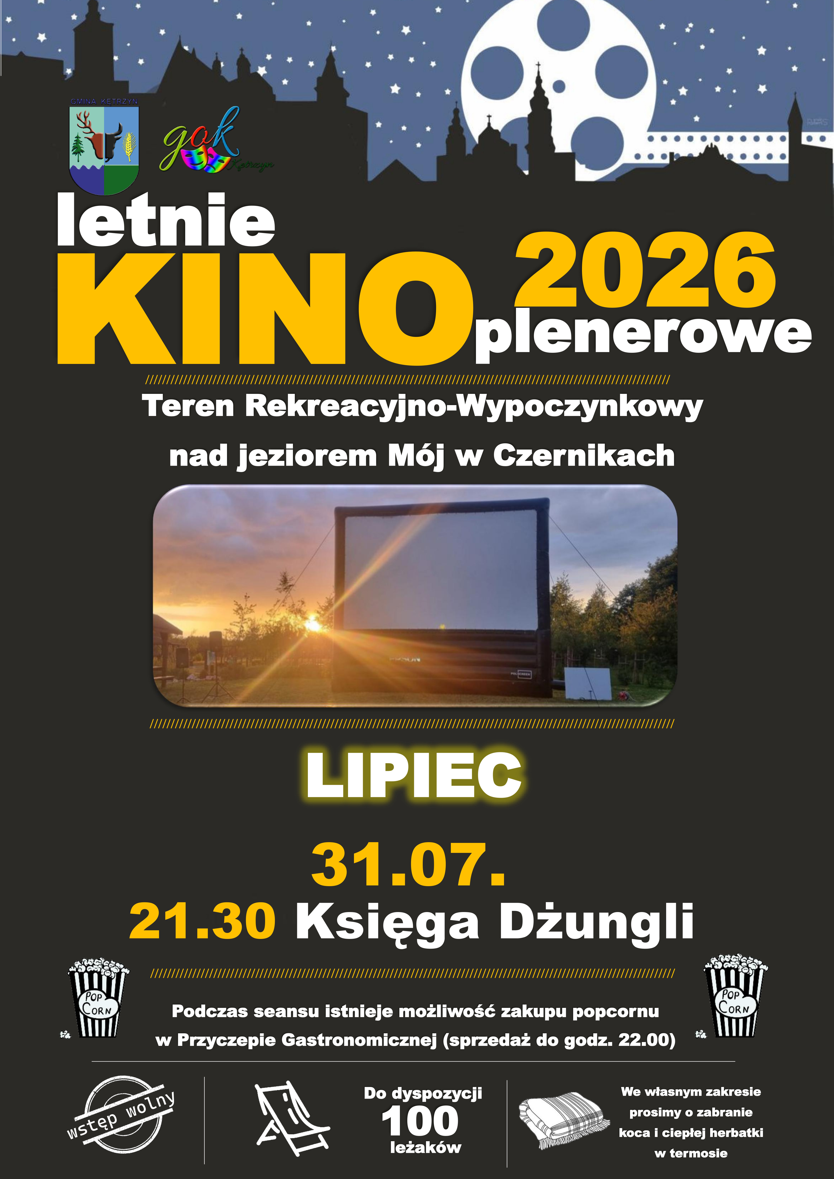 Kino plenerwowe - zaproszenie
