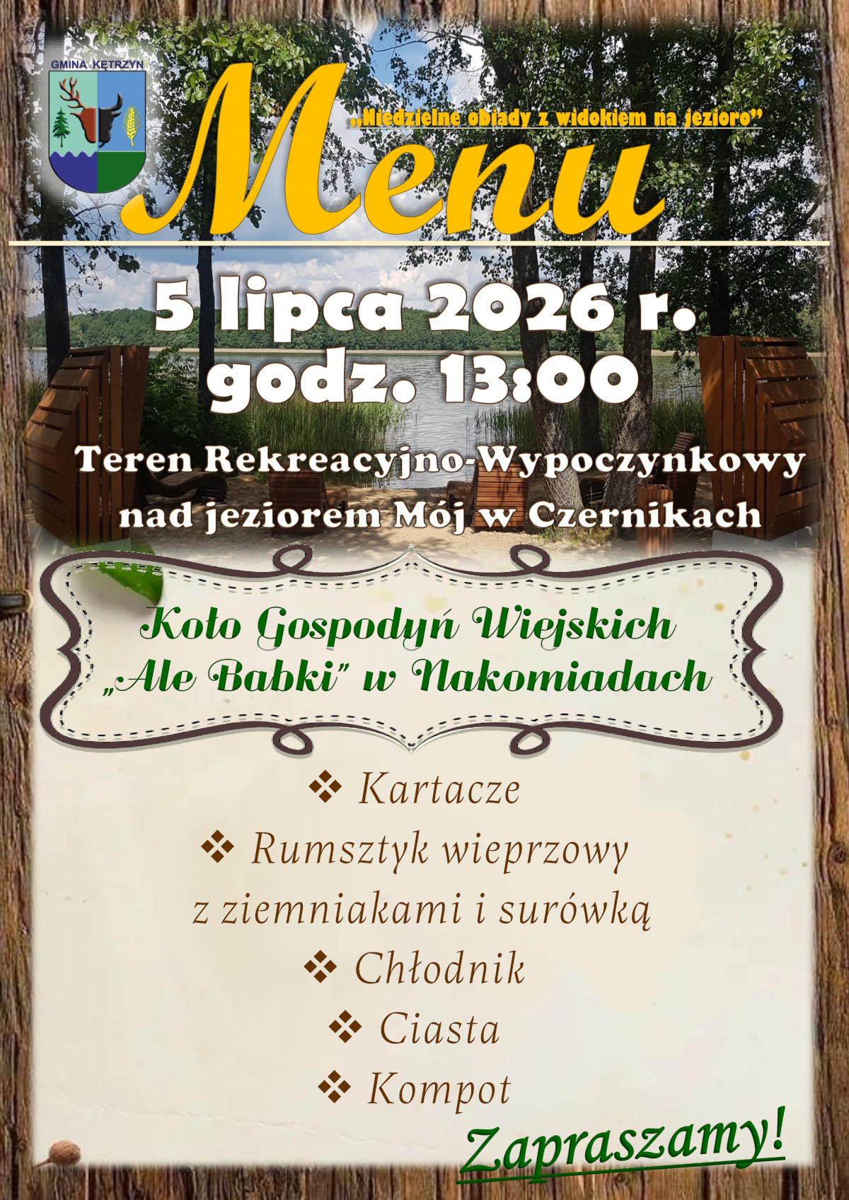 Niedzielne Obiady z&nbsp;Widokiem na&nbsp;Jezioro