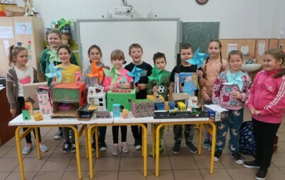 Zdjęcie do Uczniowie z SP Nakomiady zwycięzcami w og&oacute;lnopolskim konkursie