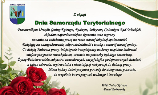 Życzenia z okazji Dnia Samorządu Terytorialnego