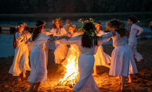 Magiczna Noc Świętojańska nad Jeziorem Mój