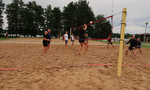 Pożarki najlepsze w gminnym turnieju piłki siatkowej plażowej!  