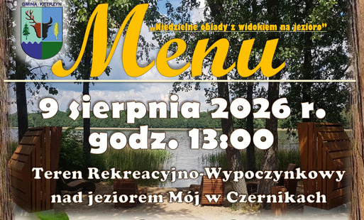 Niedzielne Obiady z Widokiem na Jezioro - menu